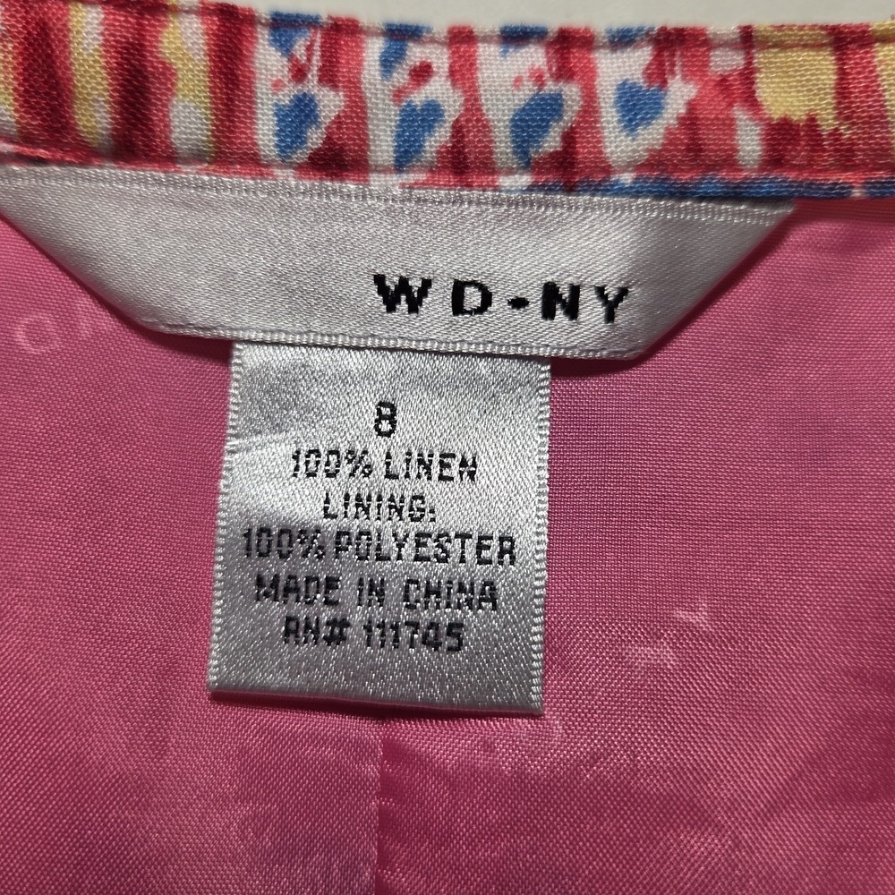 VTG Banjara Skirt WD.NY India Patchwork Ribbon Trim Linen Full Tiered SZ 8 Midi - Picture 8 of 11